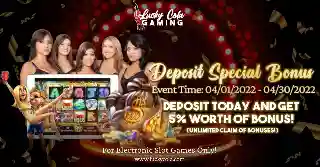 Win More with Cash in 5% Bonus